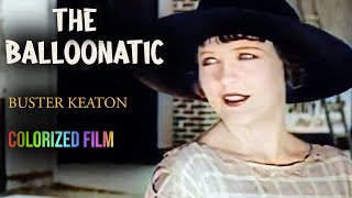 The Balloonatic 1923 Buster Keaton  Colorized  Comedy  Full Length Short Film [upl. by Shellans]