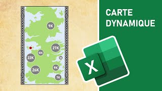 Tableaux de bord Excel 2  Les cartes dynamiques [upl. by Waddington]