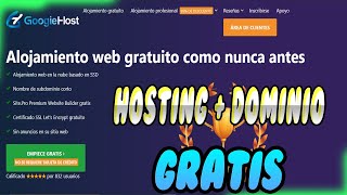 Alojamiento web gratis  Hosting  Dominio 2021 [upl. by Cartwright594]