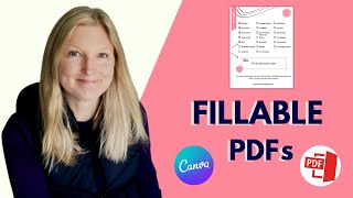 HOW TO CREATE AN EDITABLE PDF WITH CANVA A stepbystep Canva and PDFescape tutorial [upl. by Nola492]