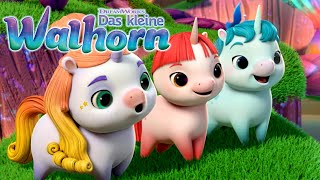 Einhörner stehen einer neuen Herausforderung gegenüber  Das Kleine Walhorn  Netflix [upl. by Flossi]