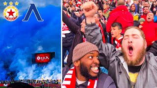 AMERICAN EXPERIENCES THE MOST DANGEROUS SOFIA DERBY  CSKA SOFIA VS LEVSKI SOFIA [upl. by Suolkcin]