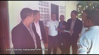 VICE MINISTRO EDUKASAUN JUVENTUDE NO DESPORTU JÕAO ZACARIAS FREITAS VIZITA ETVHERA [upl. by Oirotciv108]