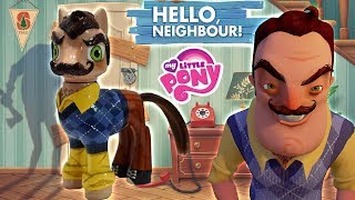 Custom HELLO NEIGHBOR PONY Tutorial My Little DIY MLP Tutorial [upl. by Leipzig83]