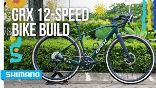 Building the Ultimate Custom Bike with GRX 12SPEED components  SHIMANO [upl. by Danni]