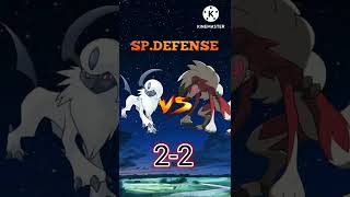 absol vs lycanroc 🤯  who will win [upl. by Ahseiyk]