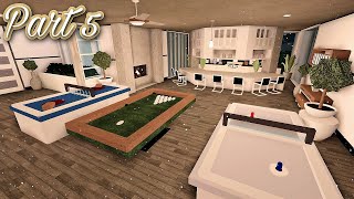 Bloxburg Beverly Hills Modern Villa Speedbuild Part 55 Last Part [upl. by Everett]