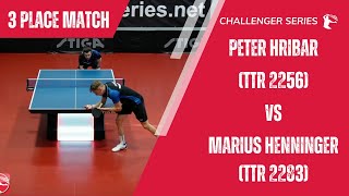 3rd Place Match  Marius Henninger TTR 2283 vs Peter Hribar TTR 2256  The third set [upl. by Pizor]