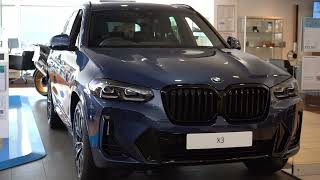 BMW X3 xDrive 20d Phytonic Blue metallic  Halliwell Jones [upl. by Leuneb]