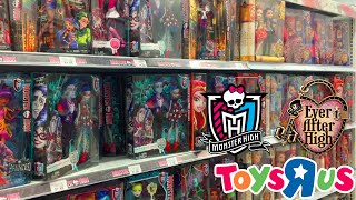 Monster and Ever After High Toys R Us Toy Hunting [upl. by Luoar]