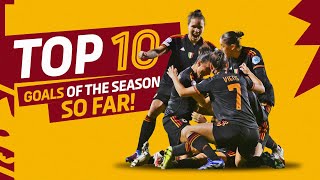 TOP 10  I migliori gol segnati finora in stagione ⚽️  AS ROMA FEMMINILE [upl. by Keenan460]