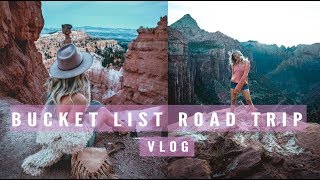 BUCKET LIST ROAD TRIP  SEDONA ZION MONUMENT VALLEY VLOG 3 [upl. by Rediah]