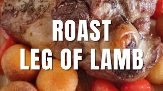 ROAST LEG OF LAMB I GIGOT DAGNEAU I Easter Recipe [upl. by Brock886]