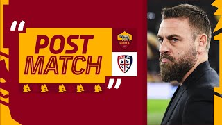 “Stiamo crescendo ma dobbiamo ancora lavorare tanto”  DANIELE DE ROSSI AL TERMINE DI ROMACAGLIARI [upl. by Arrehs]