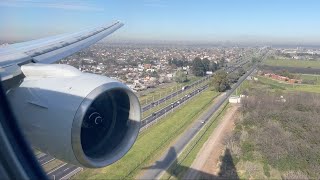 American Airlines Boeing 777200ER Landing at Buenos Aires Ezeiza International Airport [upl. by Darnoc]