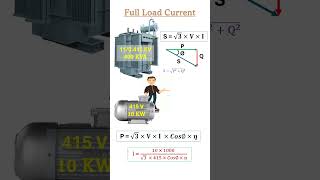 Full Load Current of 3 Phase Motor  Full Load Current of Transformer  Active and Apparent Power [upl. by Washko]