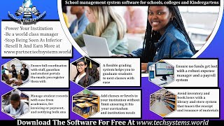 SCHOOL OR COLLEGE MANAGEMENT SOFTWARE SYSTEM FOR ACADEMIC INSTITUTION [upl. by Attenol]