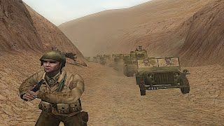 Battle of Kasserine Pass  Tunisia  Call of Duty 2 Big Red One [upl. by Gingras]