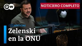 DW Noticias 1909 Ucrania acusa a Rusia en la Asamblea General de la ONU Noticiero completo [upl. by Reni]