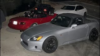 Ap1 Honda s2000 crash close call  near miss in the canyons touge [upl. by Narton589]