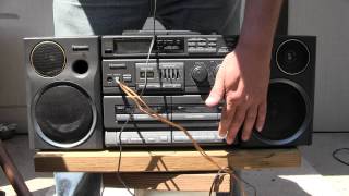 Panasonic RXDT680 Boombox Explained For sale [upl. by Moncear]