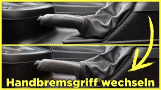 BMW Handbremsgriff wechseln  CarbonAlcantara Performance Handbremse einbauen [upl. by Pevzner]