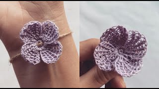 Miniature flowerDIYBracelet [upl. by Anerual]