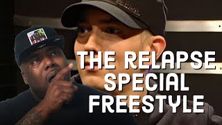 Eminem ft Mr Porter Rapcity The Relapse Special Freestyle Reaction [upl. by Xirdnek357]