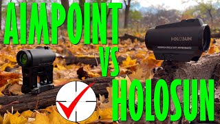 Holosun HS503GU vs Aimpoint T2 Micro with Night Vision [upl. by Yerocaj799]