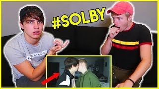 REACTING TO STRANGE SAM AND COLBY EDITS  Colby Brock [upl. by Llerol]