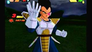 DragonBall Z Budokai Tenkaichi 3 Vegeta Scouter All Moves [upl. by Trebornhoj136]