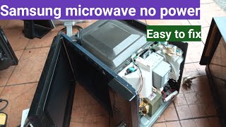 How to repair Microwave no power [upl. by Benco]