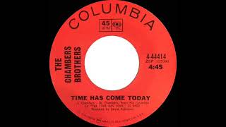 1968 HITS ARCHIVE Time Has Come Today  Chambers Brothers 445 mono 45 single version [upl. by Ynnaj]