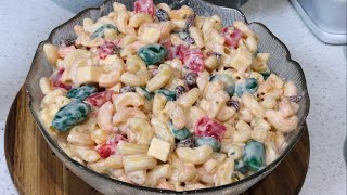 EASY MACARONI FRUIT SALAD RECIPE l MACARONI SALAD l MACARONI DESSERT PINOY STYLE [upl. by Socher]