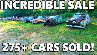 Massive Collector Car Auction Recap OVER 275 Old Cars amp Trucks SOLD Projects Parts and MORE [upl. by Gibbons852]