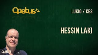 Hessin laki [upl. by Lemraj]