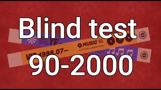 blind test 90  2000 partie 1 facile [upl. by Llehcnom95]