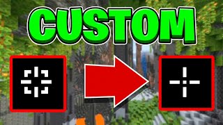 How To Get CUSTOM CROSSHAIRS In Minecraft Bedrock  Android IOS Windows 11 Xbox PS5 [upl. by Astor445]