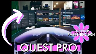 Colour passthrough Part 2  Meta Quest Pro [upl. by Erodroeht]