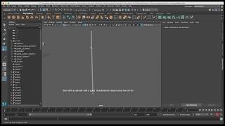 Maya Deformers  Bend  Animating a Swaying Stick [upl. by Yrellih]