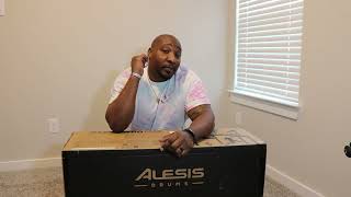 Alesis Nitro Max drum kit Unboxing and assembly alesisdrums [upl. by Ylloj]