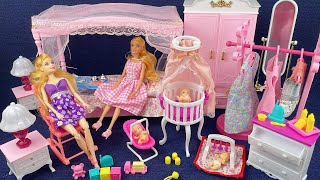 9 Minutes Satisfying with Unboxing Cute Princess Bed PlaysetClothes DressUp Toys Review ASMR [upl. by Rodablas]