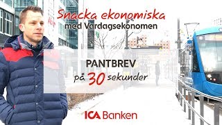 Snacka ekonomiska  Pantbrev [upl. by Inahs]