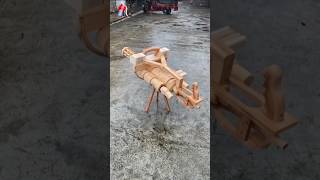 রাজু রাগের মাথায় এটা কি বানিয়ে দিল 😱hand crafts  wood  woodworking art skill shorts [upl. by Nylra677]