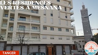 quot Les résidence vertes quot à Mesnana sur Tanger appartement tanger residence [upl. by Ahsemed25]