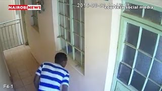 Police yet to arrest thugs caught on CCTV breaking in a house in Roysambu [upl. by Alyakam]