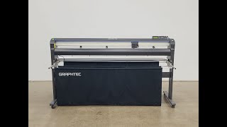 2017 Graphtec FC8600160 54quot Vinyl Cutter Plotter [upl. by Aikimat]