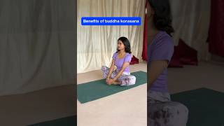 Benefit of Buddha konasana sortsfeed yogagirl butterflypose youtubeshorts youtubeviralshorts [upl. by Keely]