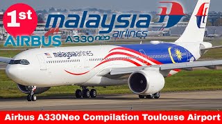 Malaysia Airlines First AIRBUS A330Neo include in this new Compilation Toulouse factory 2024 [upl. by Einttirb]