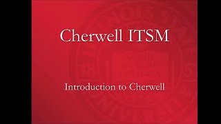 Introduction to Cherwell [upl. by Filomena]